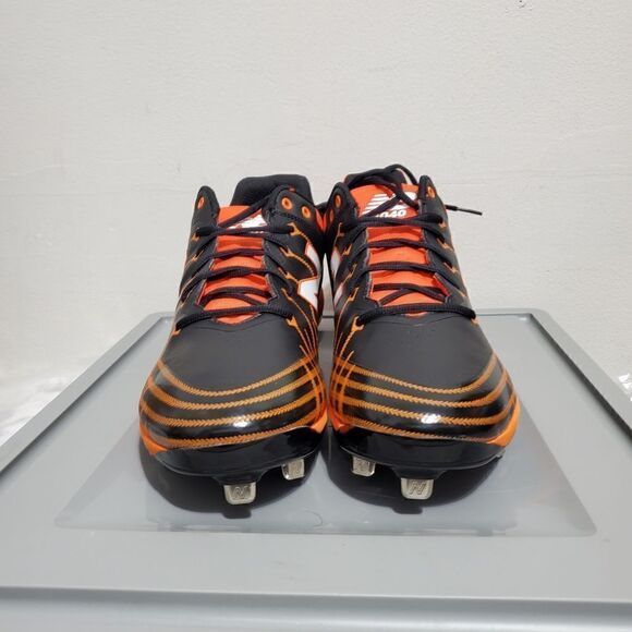 Mens Size 16 Black Orange New Balance 4040v5 Metal Baseball Cleats L4040B05 NWOB - Picture 4 of 14